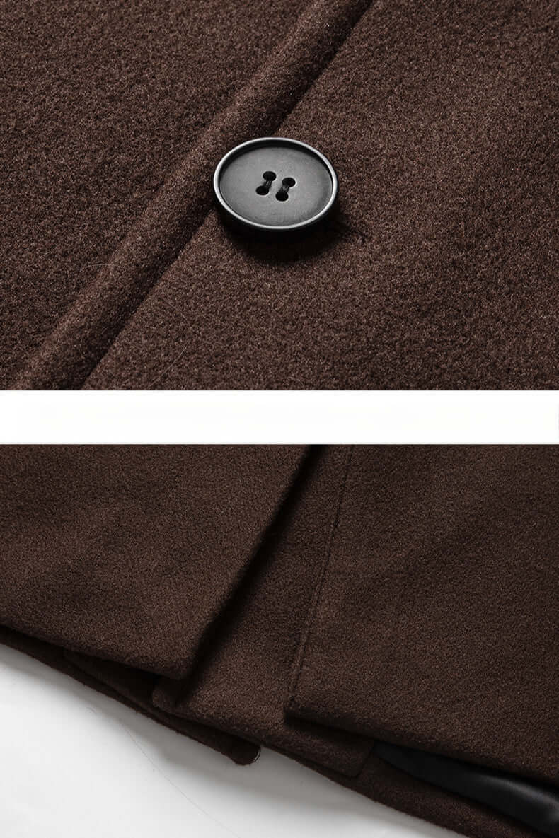 Men's Classic Oversized Wool Coat - Stylish Warmth for Every Occasion