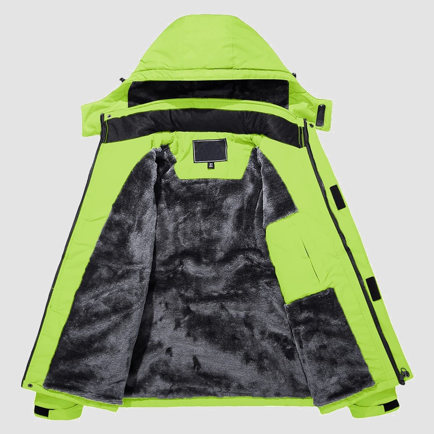 Men's Water-Repellent Winter Ski Jacket with Fleece Lining - Insulated, Breathable, and Stylish Outerwear for Cold Weather Adventures