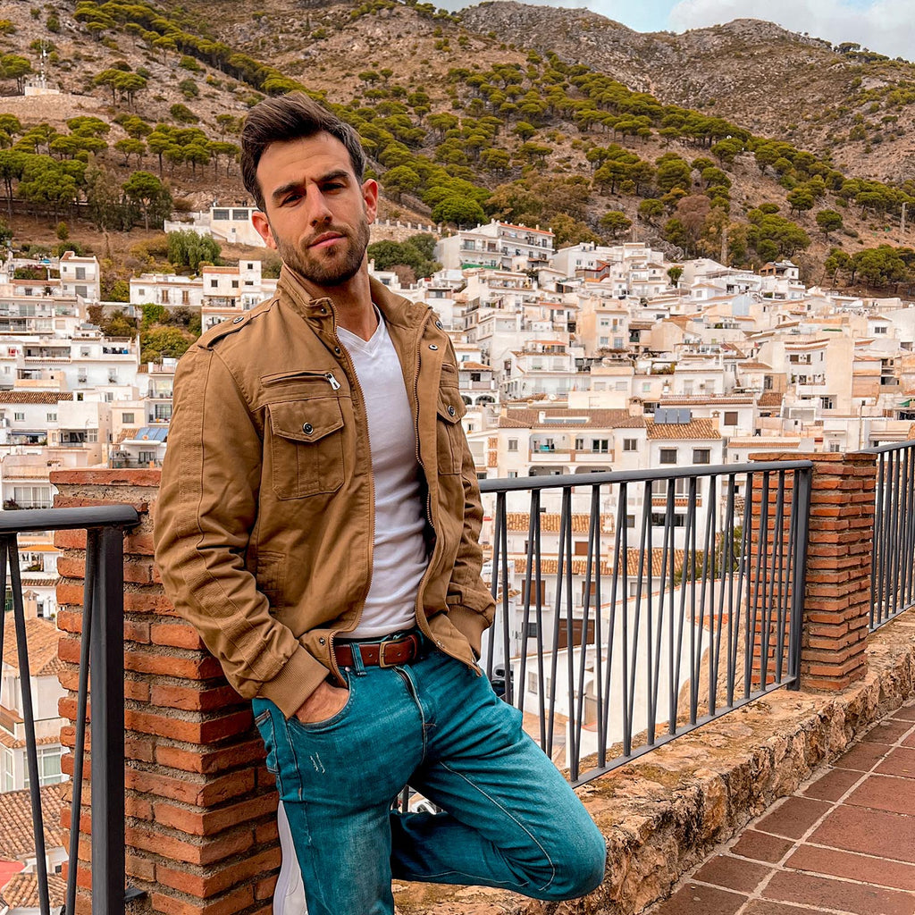 Men's Winter Tactical Cargo Jacket - Fleece Lined Military Coat for Cold Weather