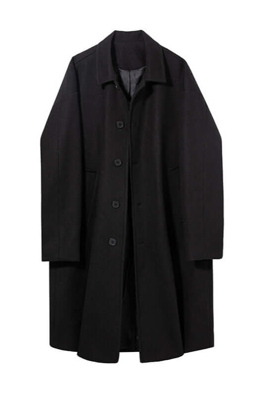 Men's Classic Oversized Wool Coat - Stylish Warmth for Every Occasion