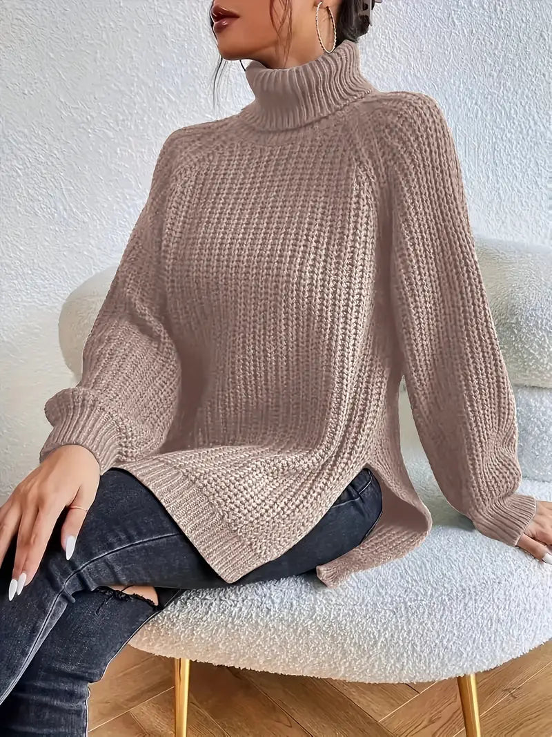 Cotton Turtleneck Sweater