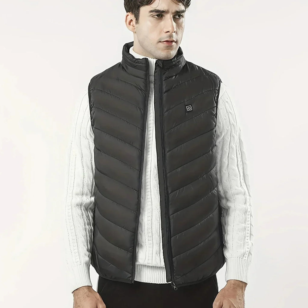 11-Zone USB Heated Vest | Electric Body Warmer Jacket for Ultimate Comfort & Warmth