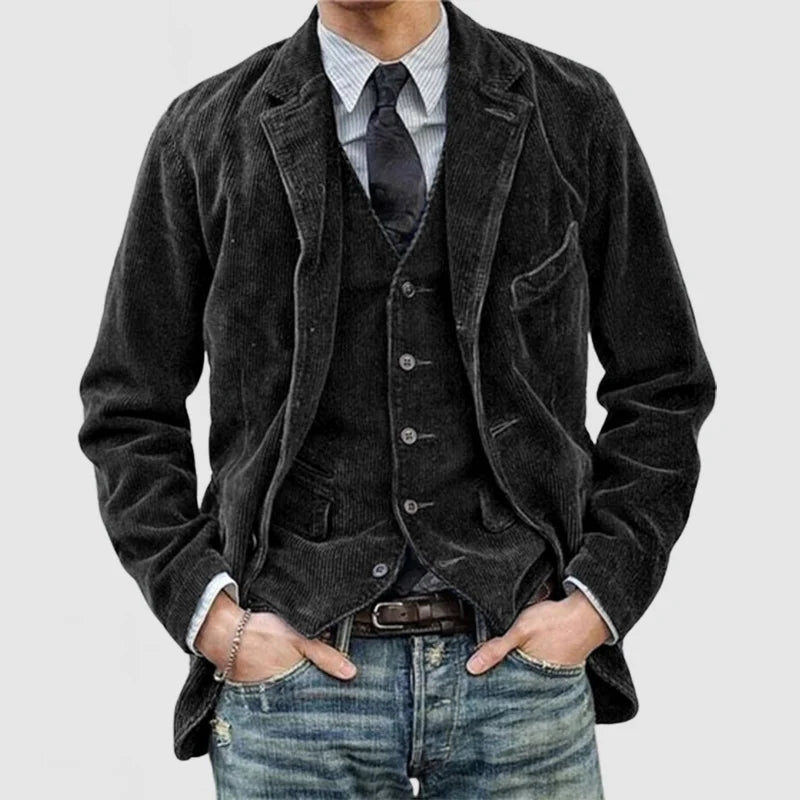Lancaster Corduroy Blazer with Matching Waistcoat