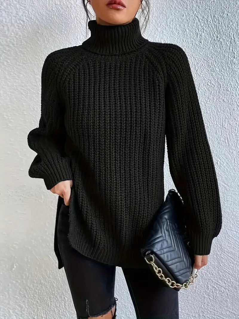 Cotton Turtleneck Sweater