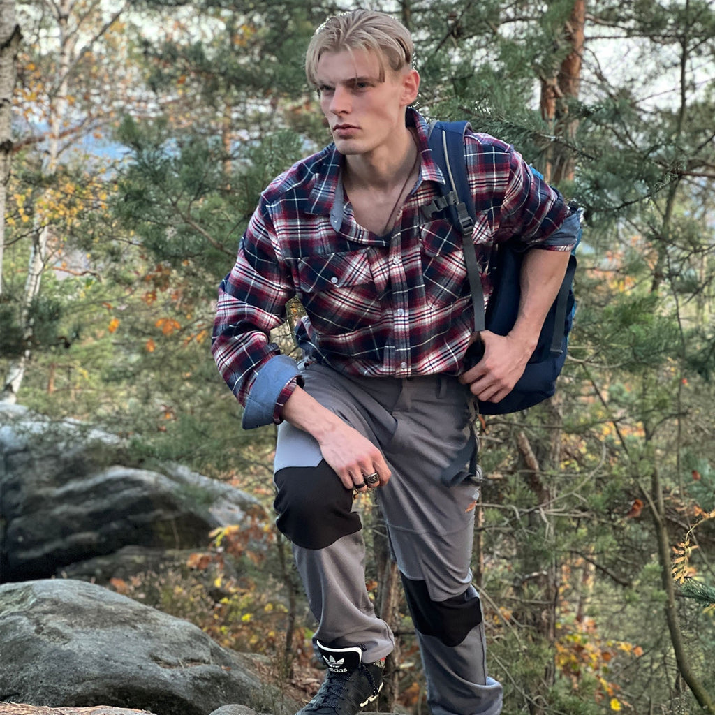 Men's Water-Resistant Fleece-Lined Ski Pants with 4 Zip Pockets - Ultimate Comfort & Warmth for Winter Sports