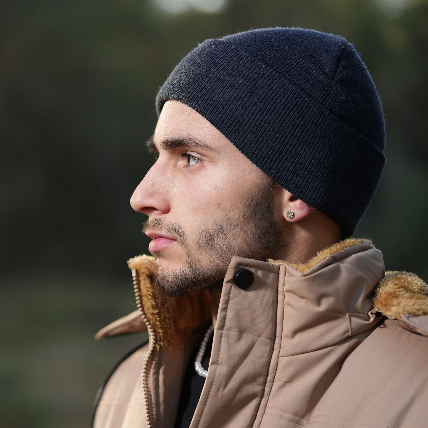 Men's Hooded Fleece-Lined Parka Jacket - Warm Puffer Coat for Ultimate Comfort and Style