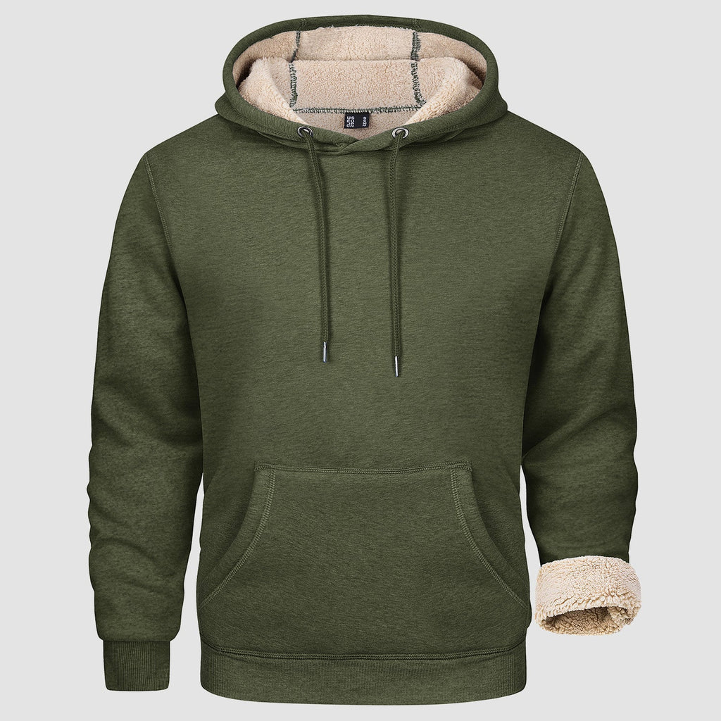 Men's Fleece Pullover Hoodie Sweatshirt - Cozy Warmth & Style for Everyday Wear