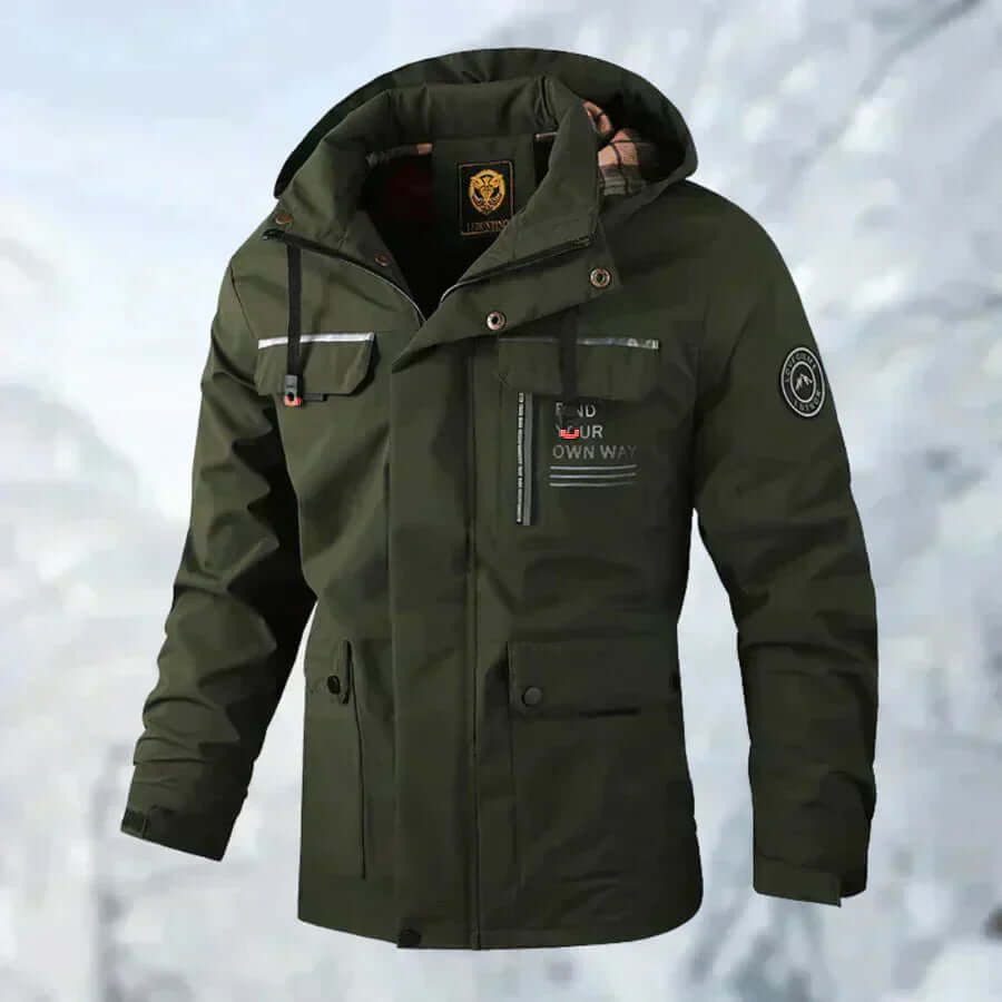 Men's Waterproof  Jacket - Lightweight, Insulated, and Breathable Winter Coat