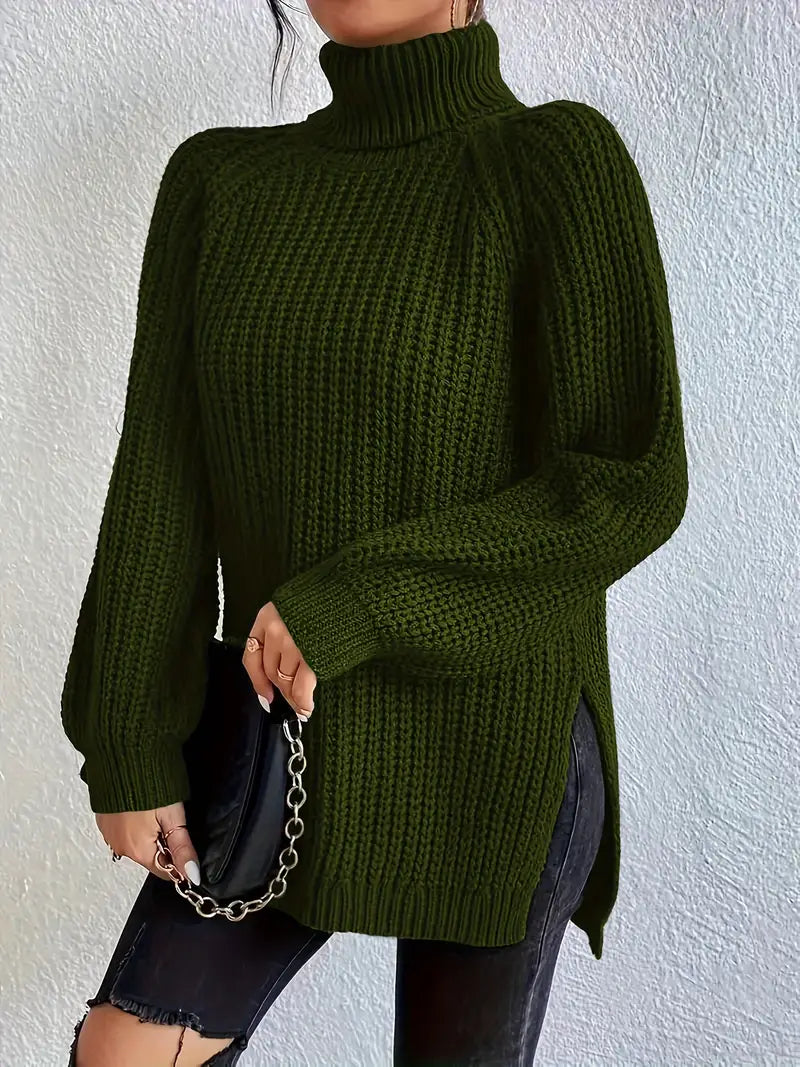 Cotton Turtleneck Sweater