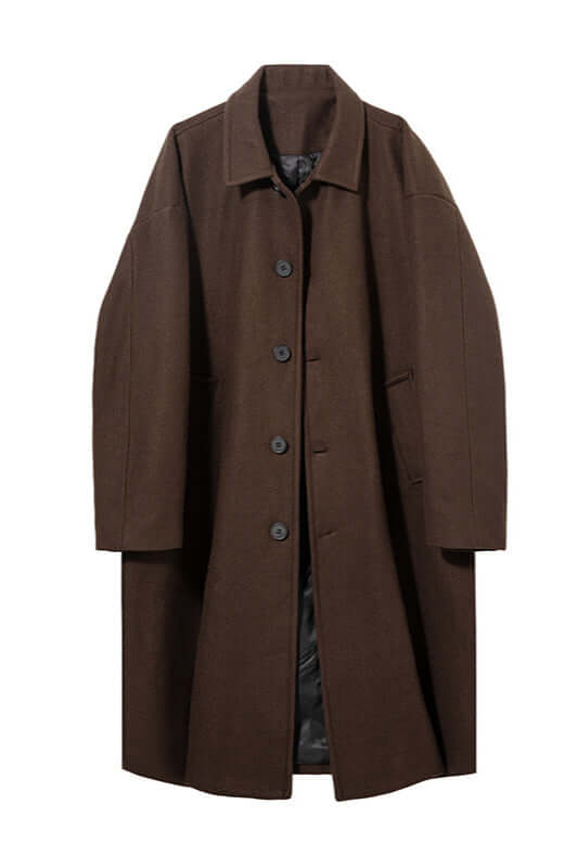 Men's Classic Oversized Wool Coat - Stylish Warmth for Every Occasion