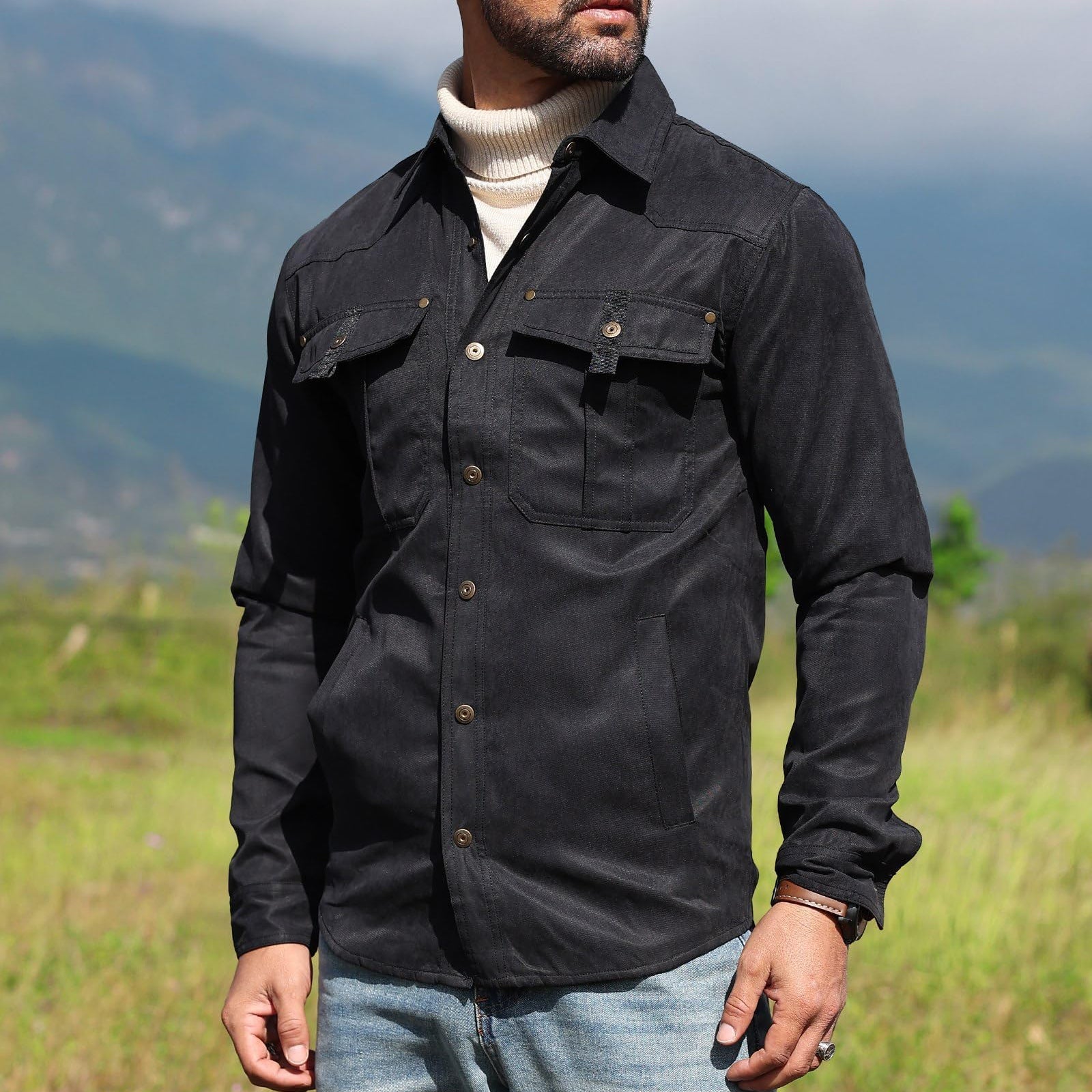 Alessandro Veneti Men's Ironclad Jacket - Durable, Stylish Outerwear for All Seasons