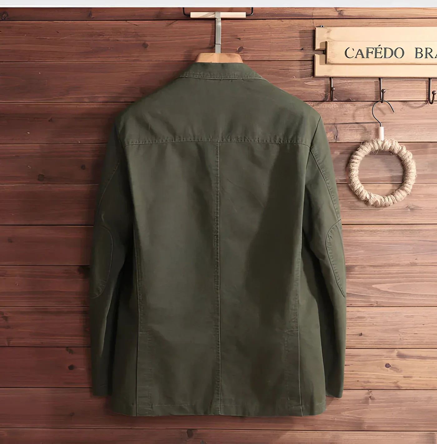 Lightweight Olive Green Men's Casual Blazer - Stylish Spring Jacket for Versatile Outfits