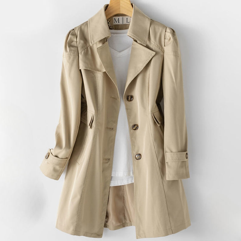 Elegant Bella Vita Trench Coat by Sofia Amoretti - Stylish Women's Outerwear for All Seasons