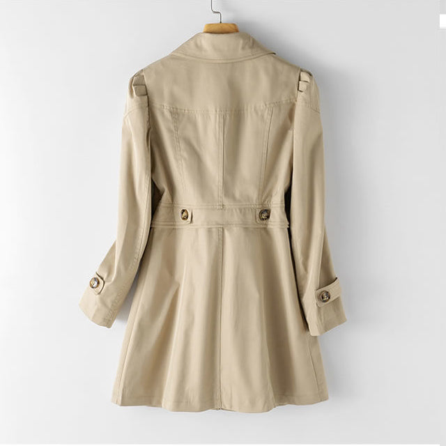 Elegant Bella Vita Trench Coat by Sofia Amoretti - Stylish Women's Outerwear for All Seasons
