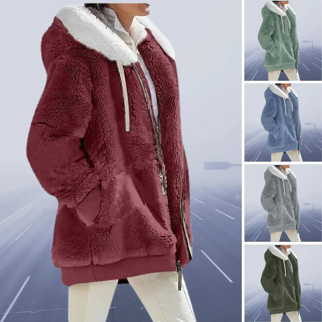 Alessandra Women's Hooded Jacket - Stylish & Comfortable Outerwear for All Seasons