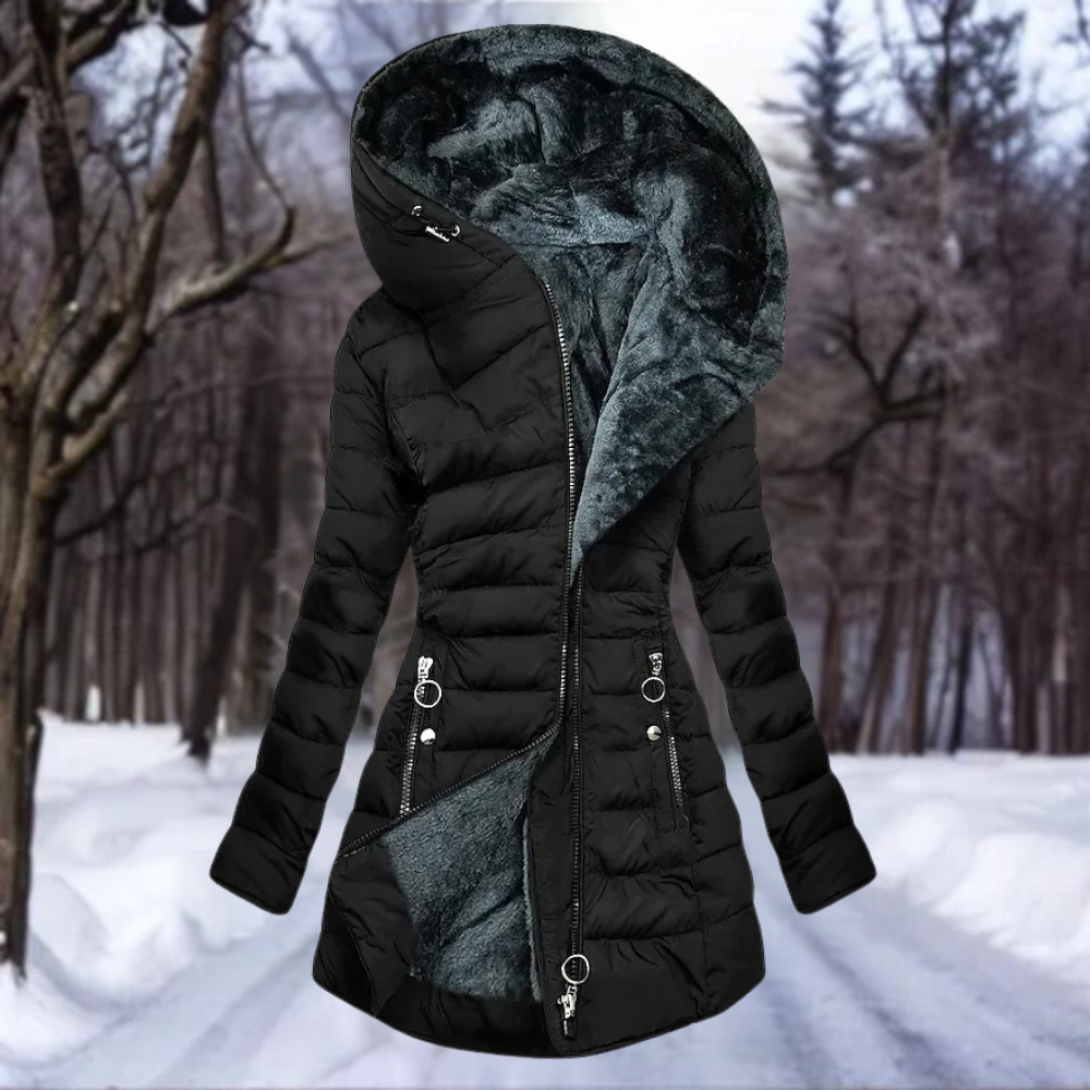 Laura Elegant Plush Coat - Luxurious Softness & Stylish Comfort for Every Occasion
