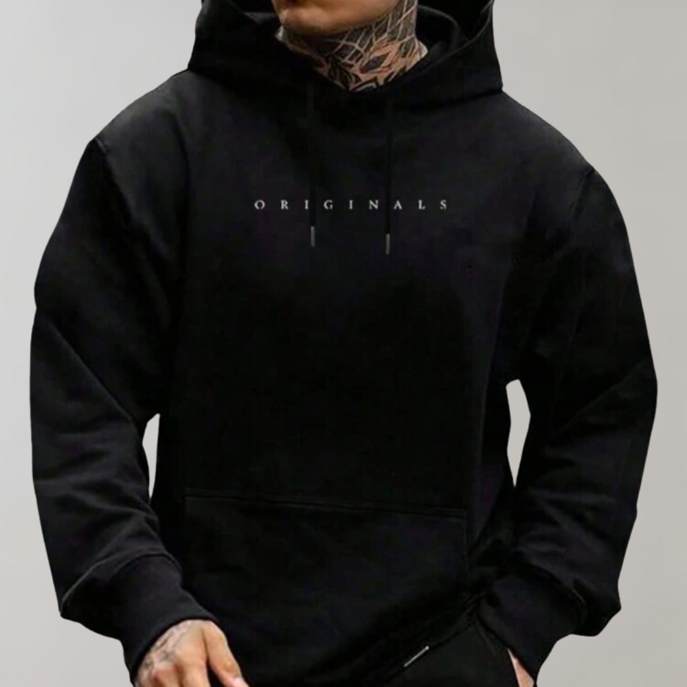 Men's Oversized Minimalist Hoodie - Casual Street Style Sweatshirt for Ultimate Comfort