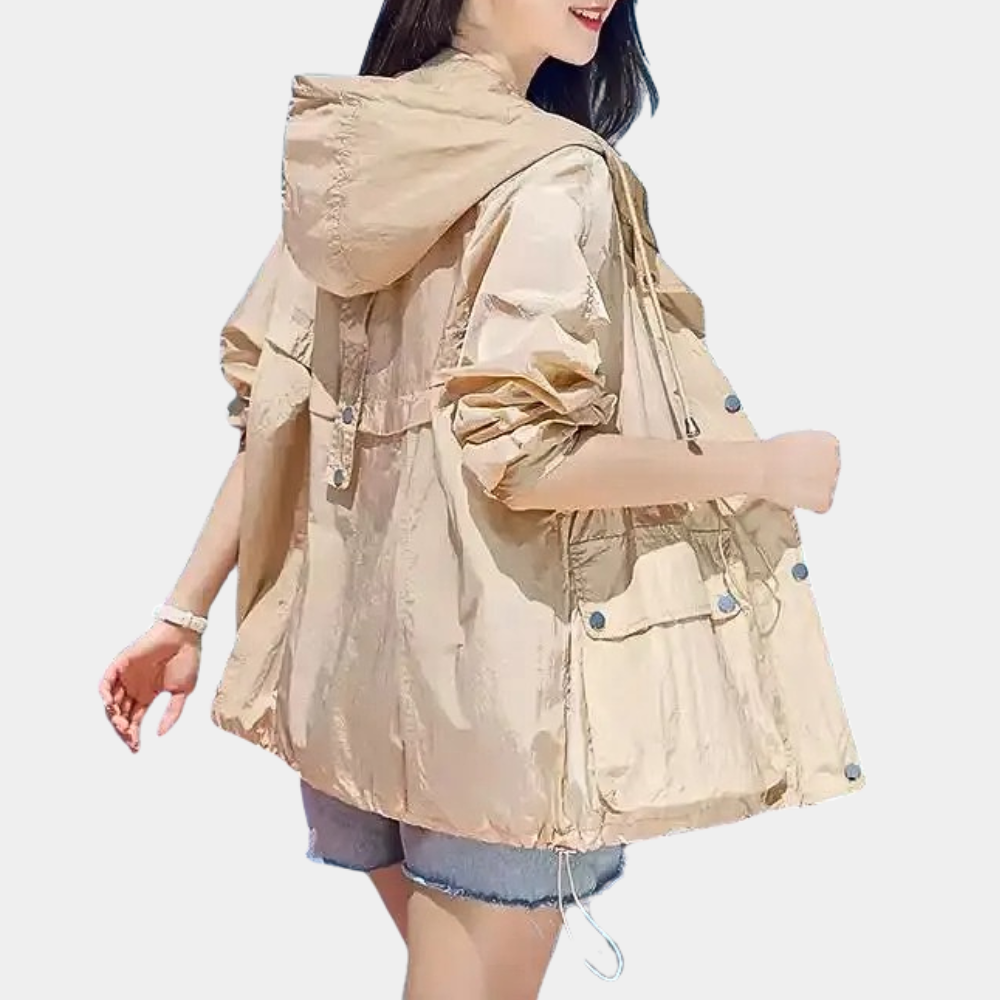 Avencea Women's Lightweight Summer Jacket - UV Protection & Breathable Design for Outdoor Activities