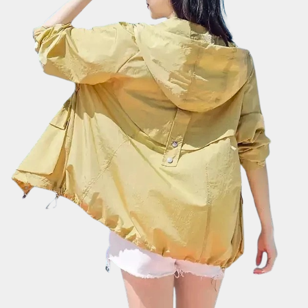 Avencea Women's Lightweight Summer Jacket - UV Protection & Breathable Design for Outdoor Activities