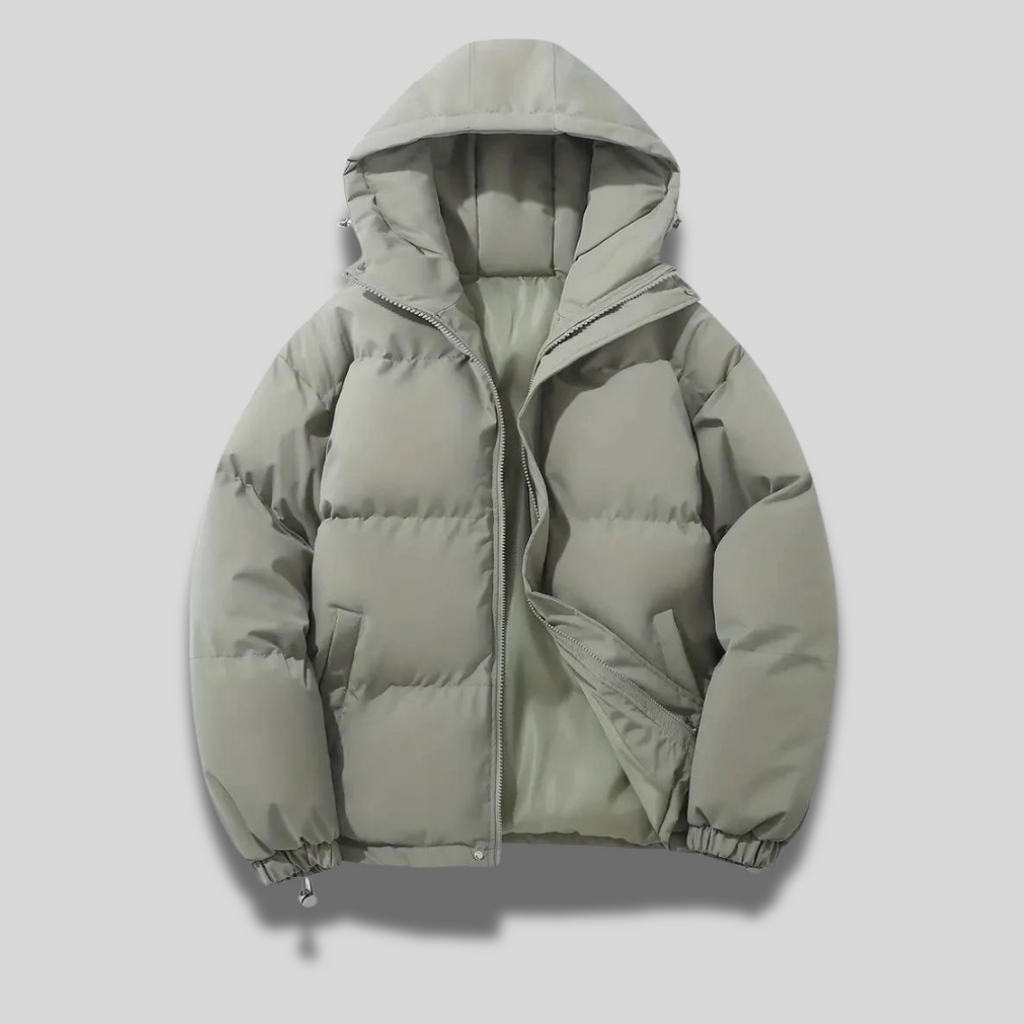 Insulated Hooded Outerwear Layering Coat