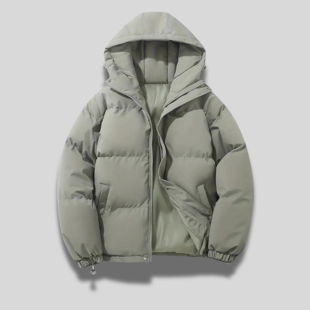 Insulated Hooded Outerwear Layering Coat
