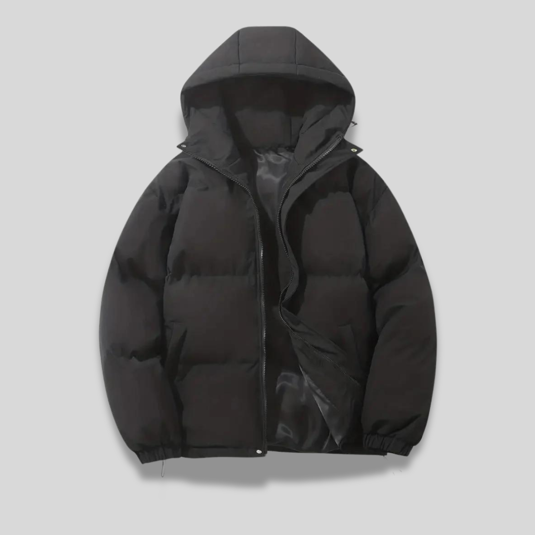 Insulated Hooded Outerwear Layering Coat