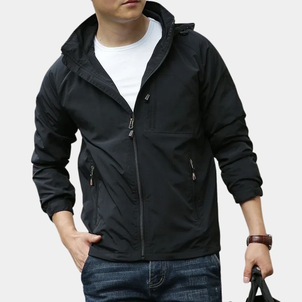Avencea Men's Cargo Summer Jacket - Stylish & Comfortable Lightweight Outerwear for Warm Weather Adventures
