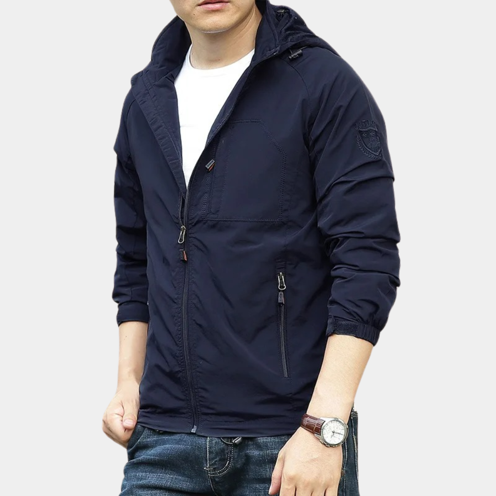 Avencea Men's Cargo Summer Jacket - Stylish & Comfortable Lightweight Outerwear for Warm Weather Adventures