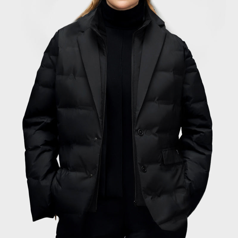 Elise Leroy Downtown Windbreaker: Lightweight, Water-Resistant, Warm Duck Down for Urban Explorers