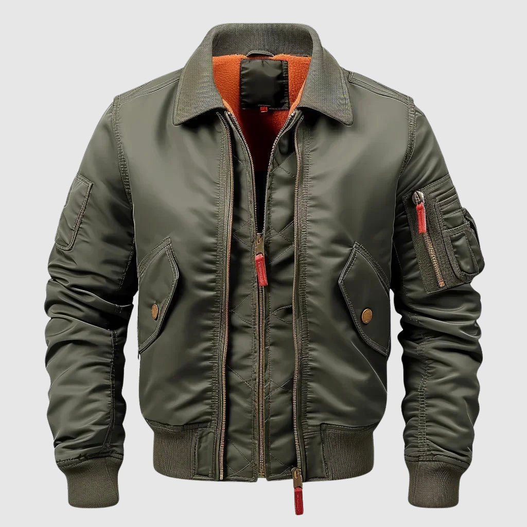 Felix Grant Men's Lightweight Bomber Jacket - Stylish & Versatile Outerwear for All Seasons