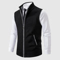 François Blanchet Men's Zip-Up Sweater Vest - Stylish & Comfortable Knitwear for All Seasons