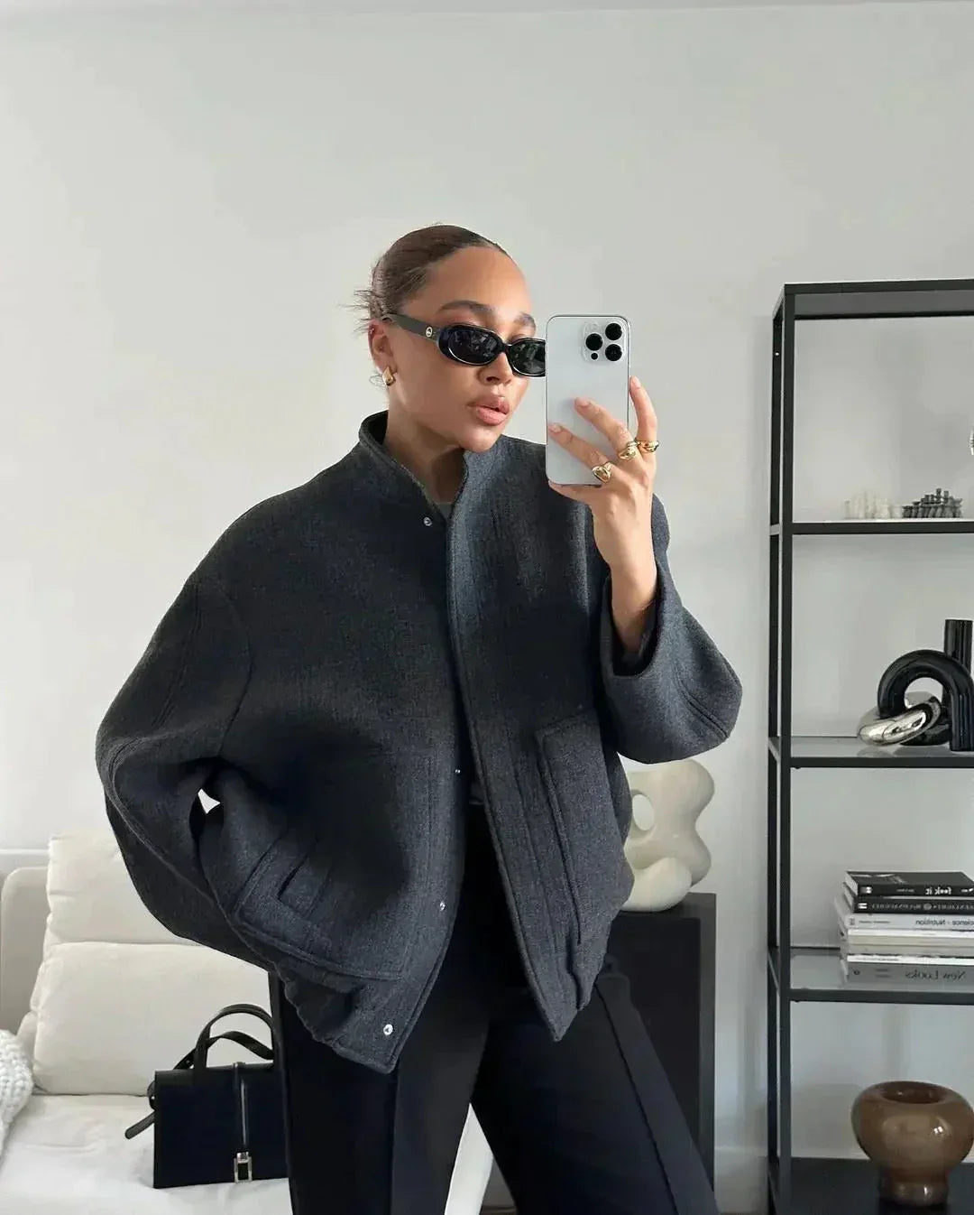 Izzy Women's Tweed Jacket - Stylish & Classic Outerwear for Every Occasion