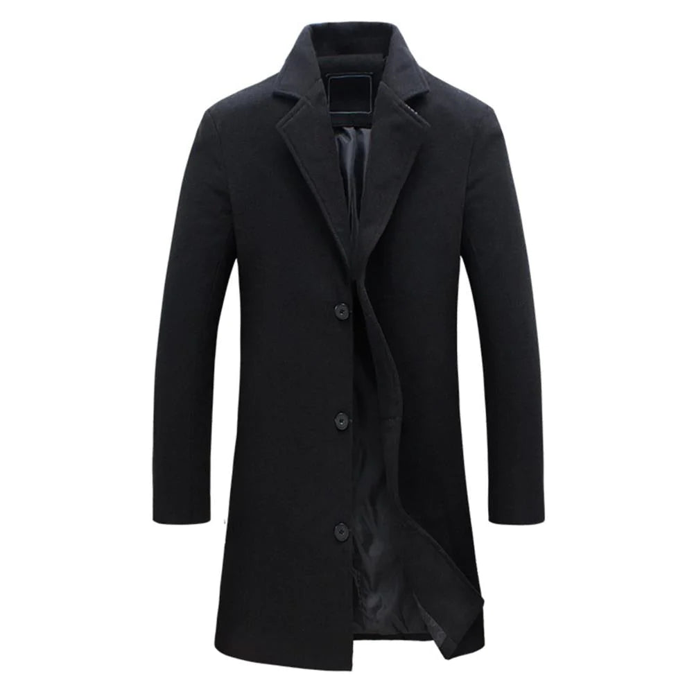 Verona Long Wool Coat for Men