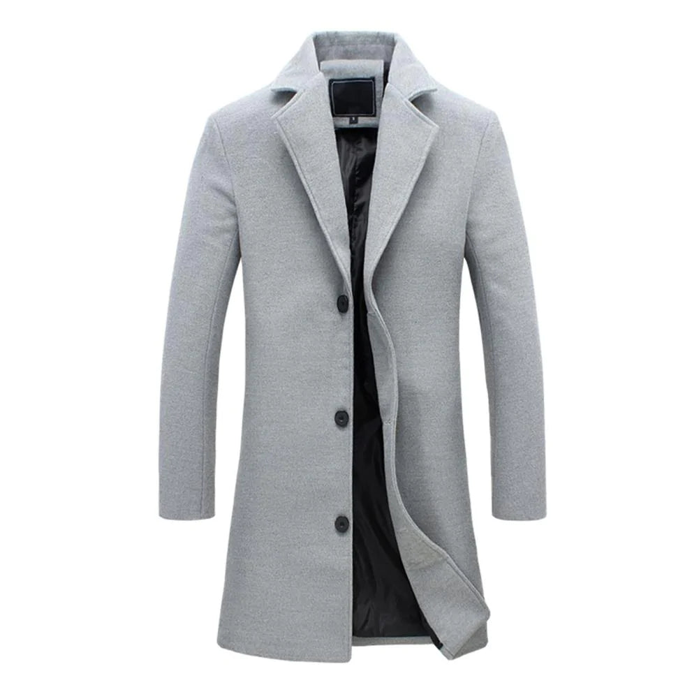 Verona Long Wool Coat for Men