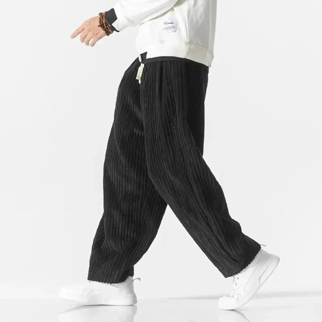 Arlo Wide-Leg Corduroy Pants