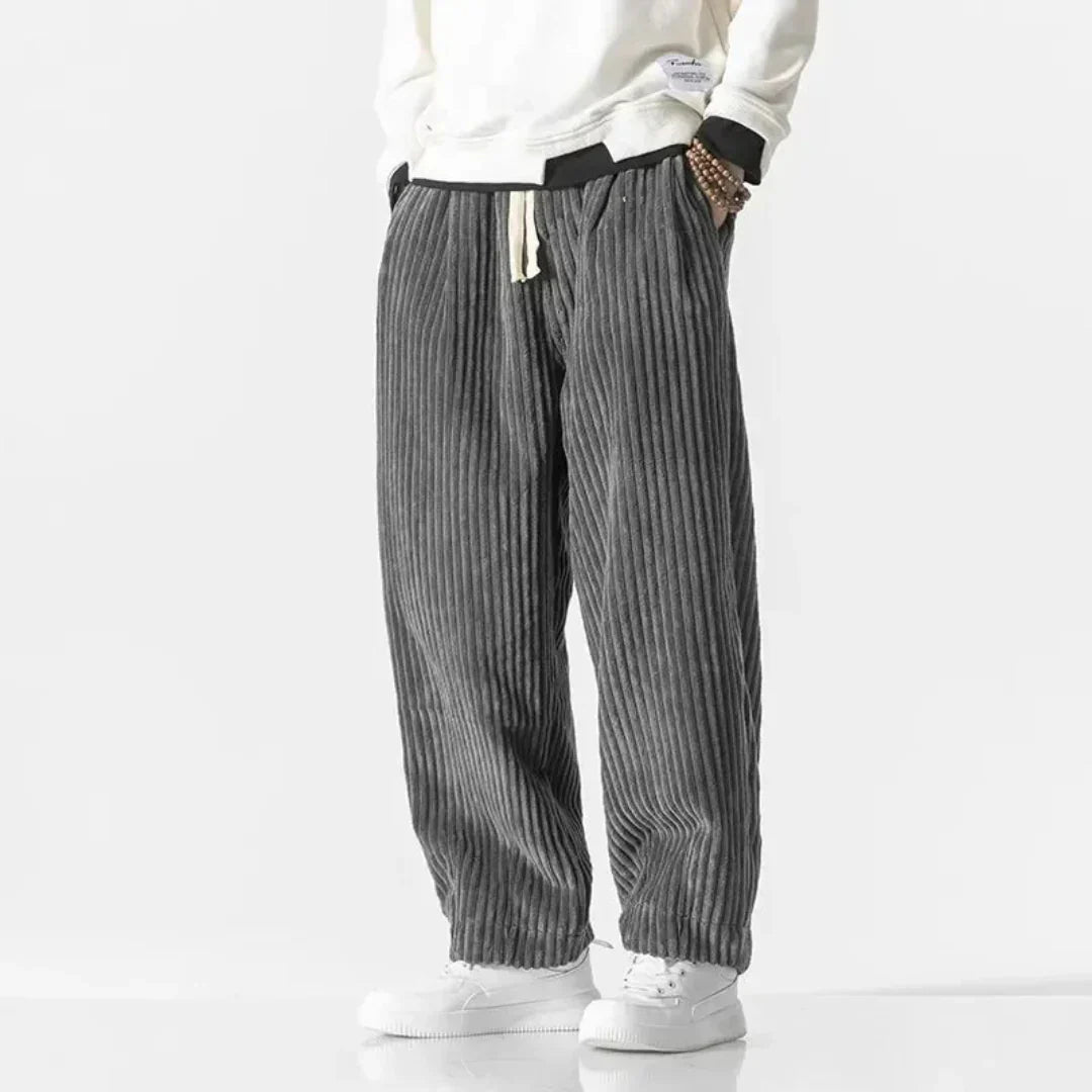Arlo Wide-Leg Corduroy Pants