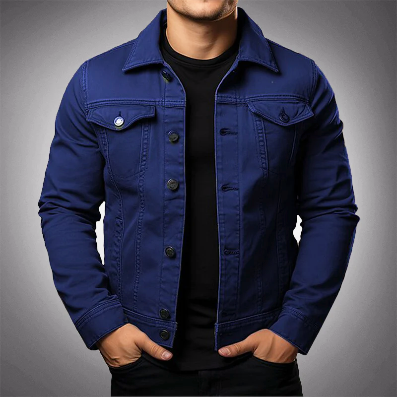 Felix Grant L'Authentique Denim Jacket for Men - Classic Style, Premium Quality, Versatile Fashion