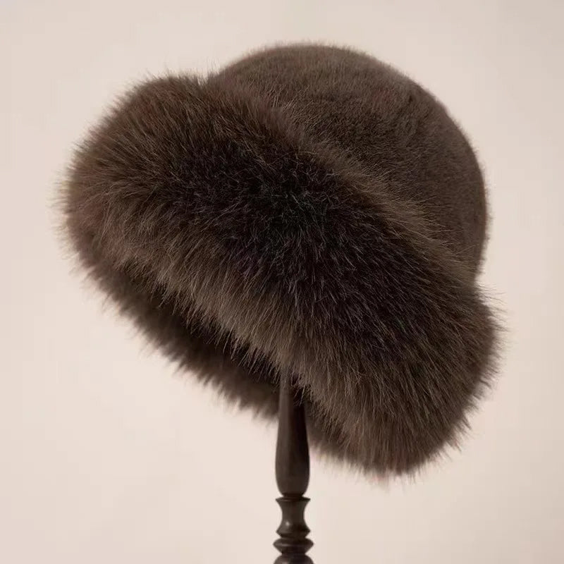 Giuliana Luxurious Faux Fur Hat: Soft, Chic, Warm, Elegant Winter Accessory