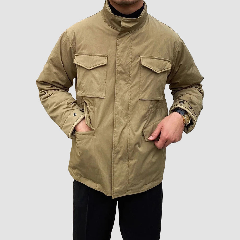 Lorenzo Vitali Retro Craftsmen Jacket for Men - Stylish Vintage Workwear Outerwear