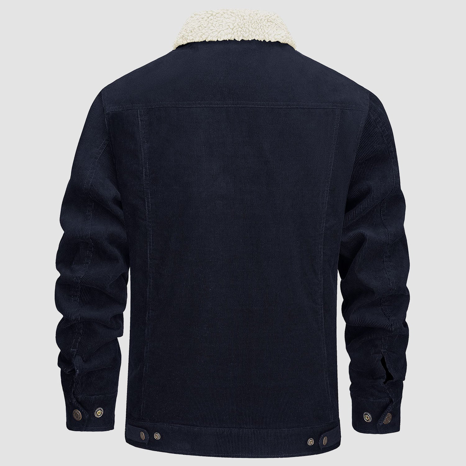 Men's Sherpa-Lined Corduroy Jacket - Warm Winter Coat for Ultimate Comfort