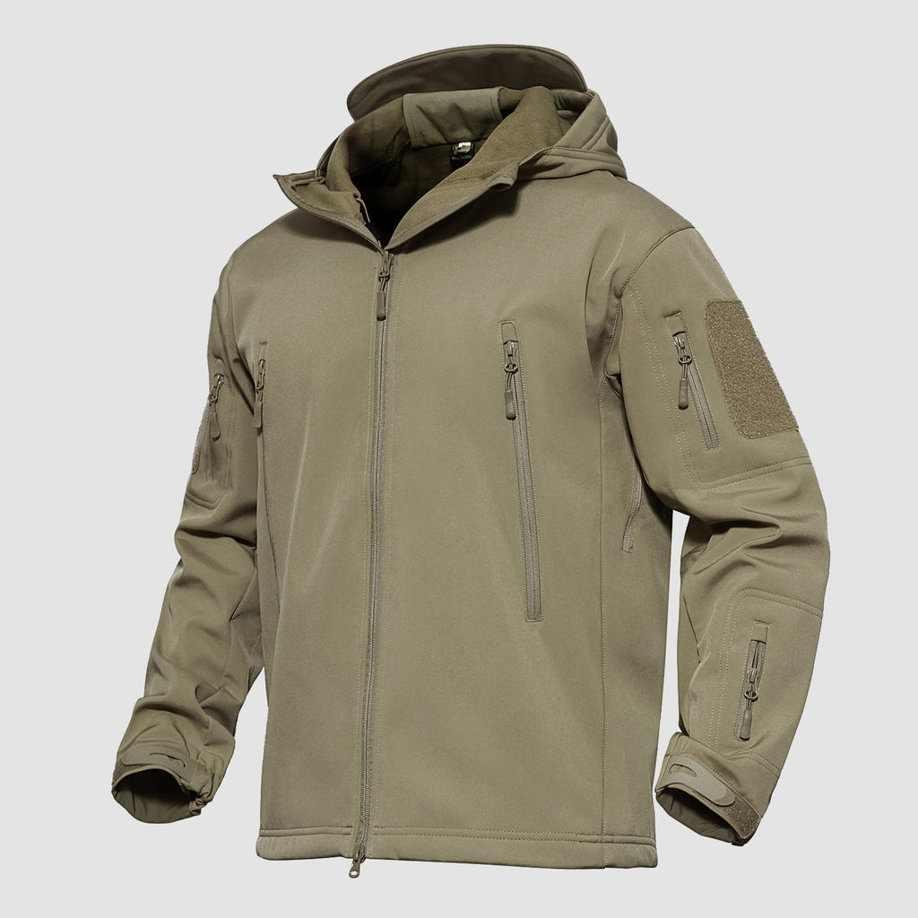 Men's Waterproof Tactical Softshell Jacket - Lightweight, Breathable, and Durable Outdoor Gear for Hiking, Camping, and Adventure