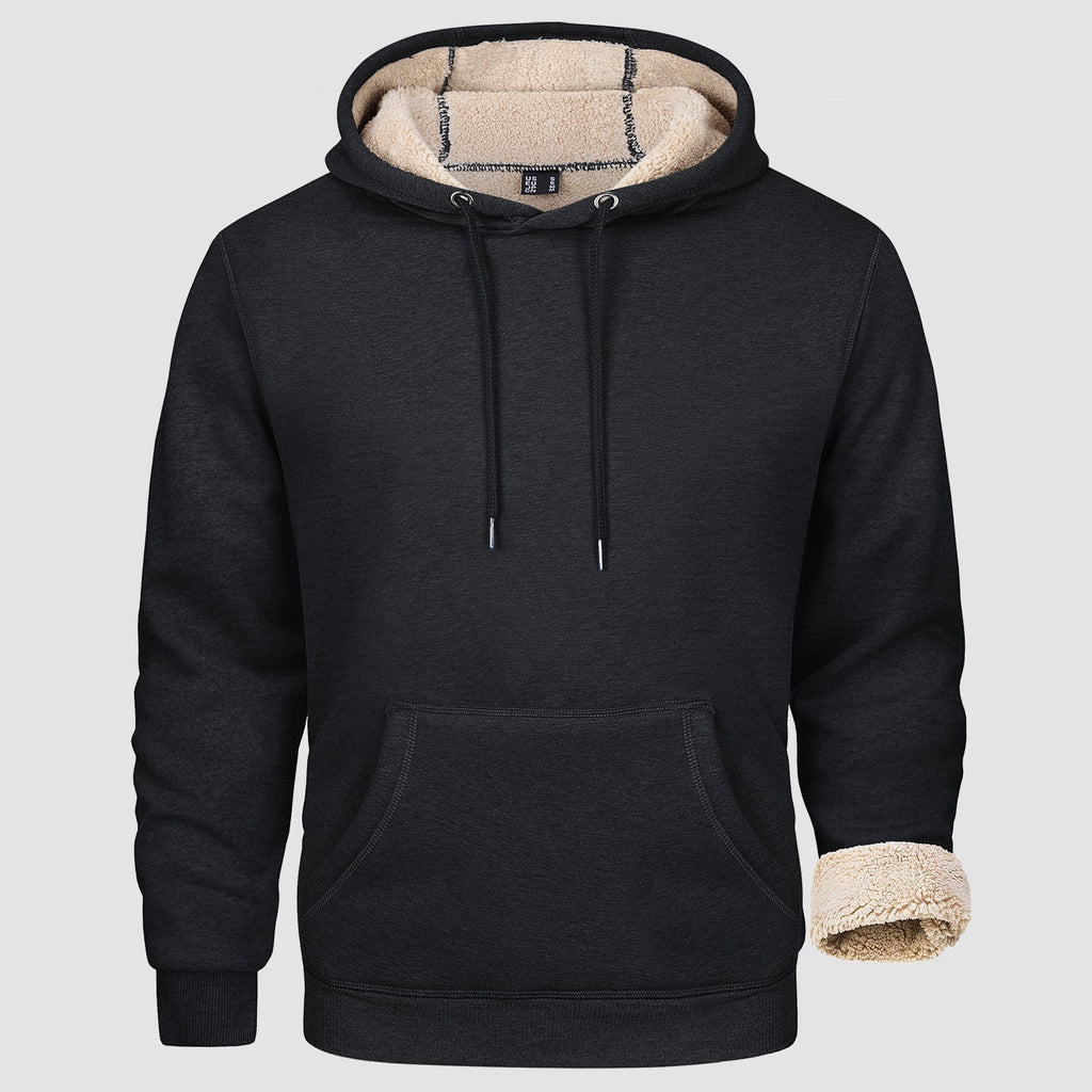 Men's Fleece Pullover Hoodie Sweatshirt - Cozy Warmth & Style for Everyday Wear