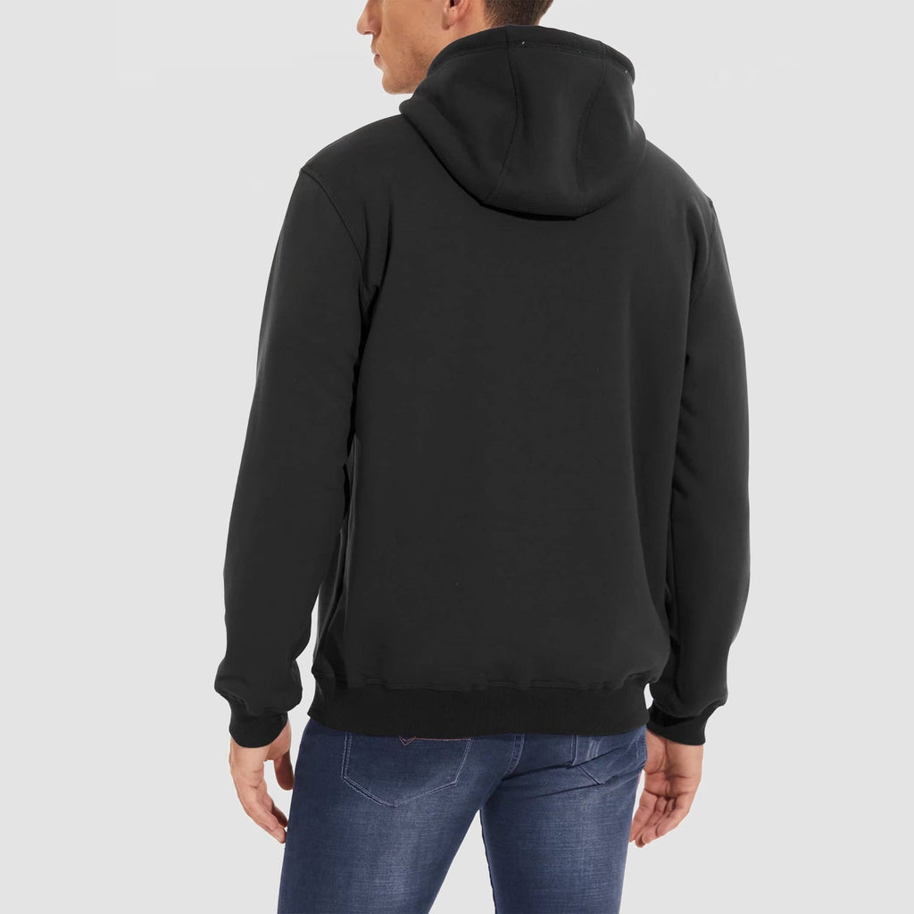Men's Fleece Pullover Hoodie Sweatshirt - Cozy Warmth & Style for Everyday Wear