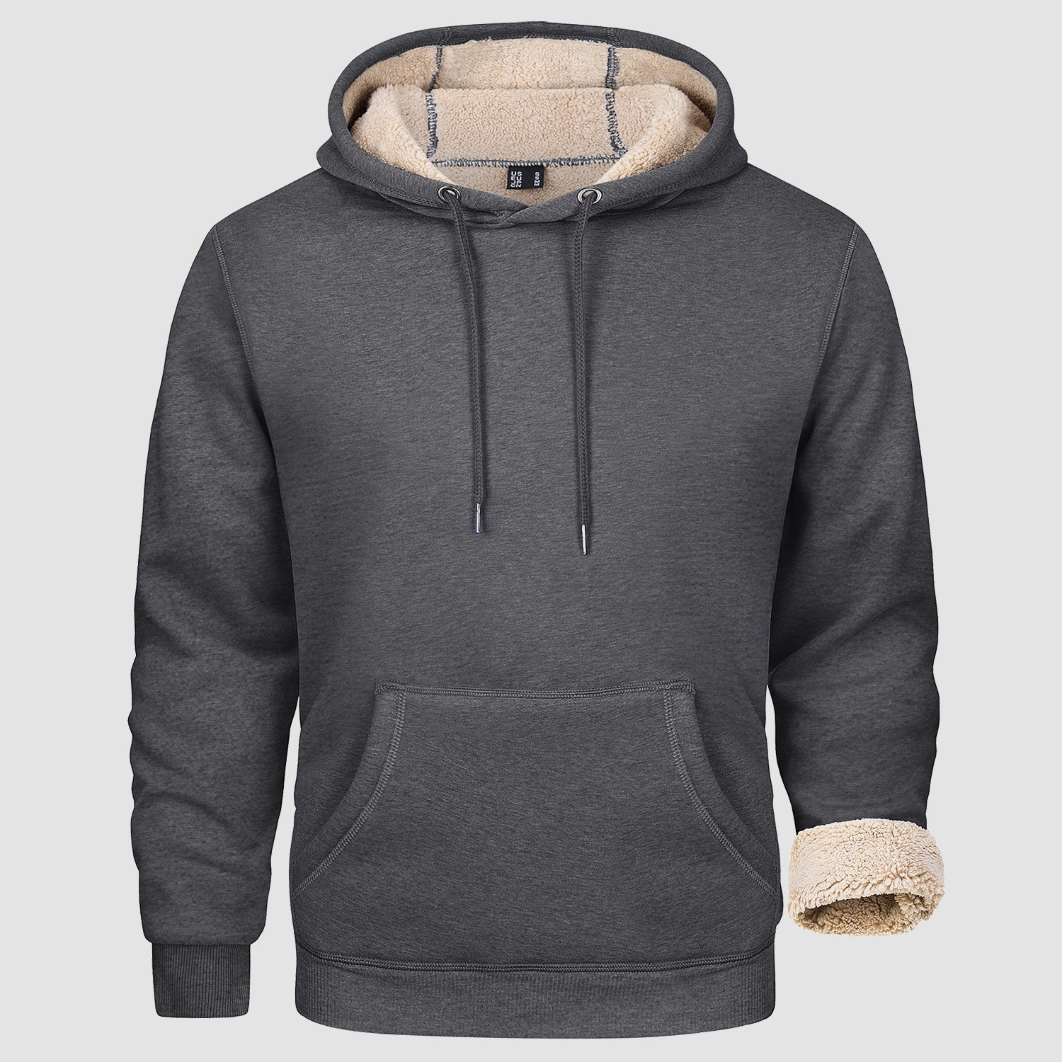 Men's Fleece Pullover Hoodie Sweatshirt - Cozy Warmth & Style for Everyday Wear