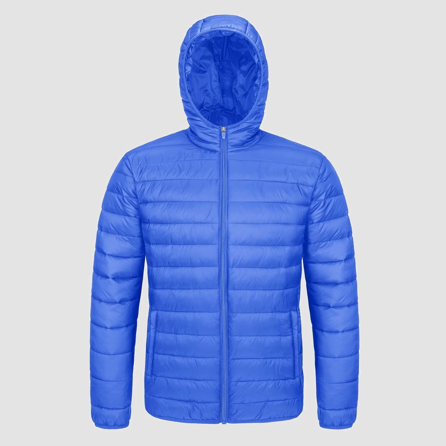 Men's Lightweight Quilted Hooded Puffer Jacket - Stylish Winter Coat for Ultimate Warmth