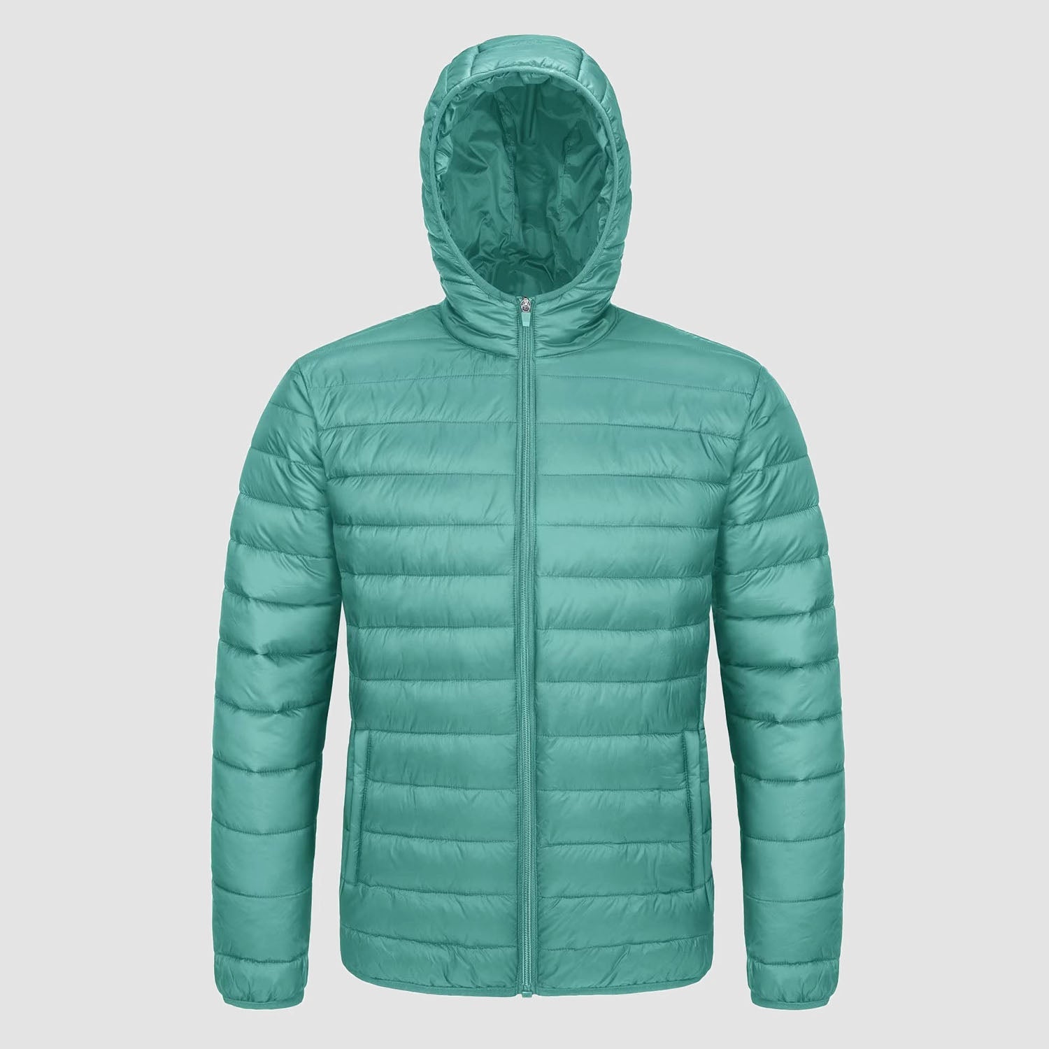 Men's Lightweight Quilted Hooded Puffer Jacket - Stylish Winter Coat for Ultimate Warmth