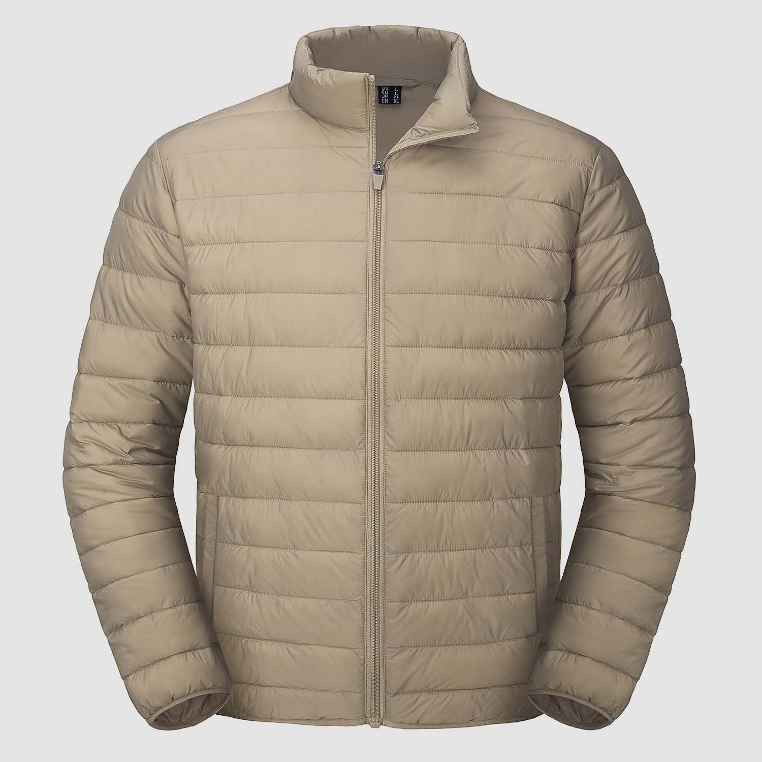 Men's Lightweight Water-Repellent Puffer Jacket - Stylish Winter Coat for Ultimate Warmth and Comfort