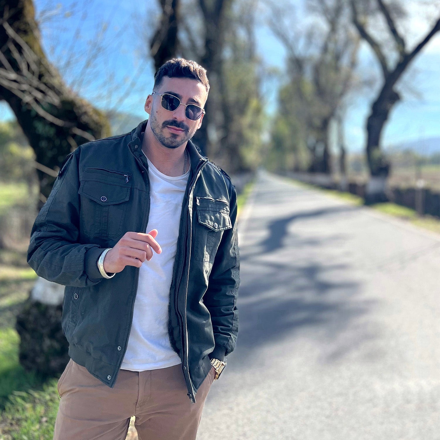 Men's Winter Tactical Cargo Jacket - Fleece Lined Military Coat for Cold Weather