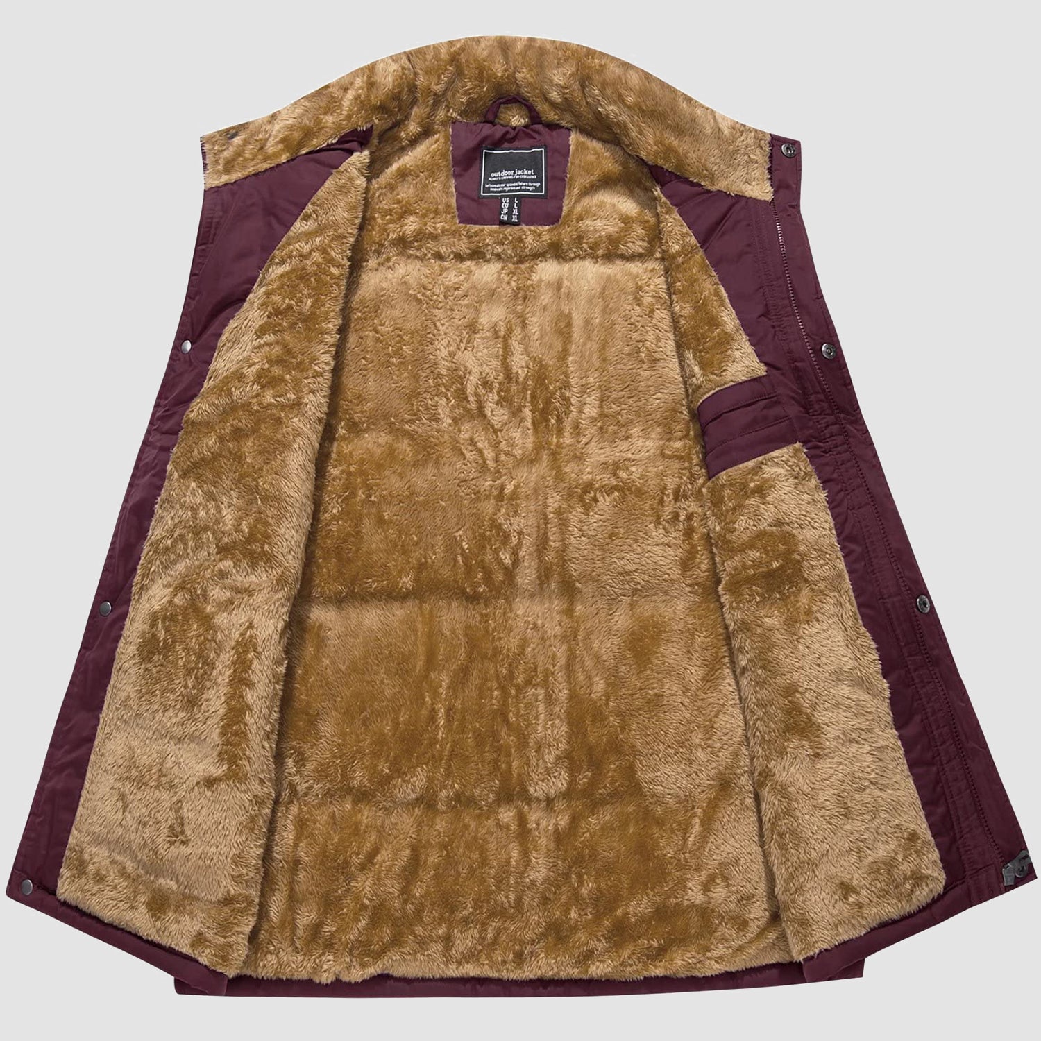 Men's Fleece Lined Vest - Warm Sleeveless Jacket for Outdoor Activities & Casual Wear