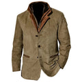 Men’s Palermo Leather Button-Up Jacket